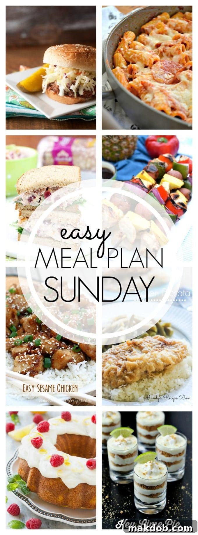 Easy Meal Plan Sunday - Week 59: Pin This Plan for Later!