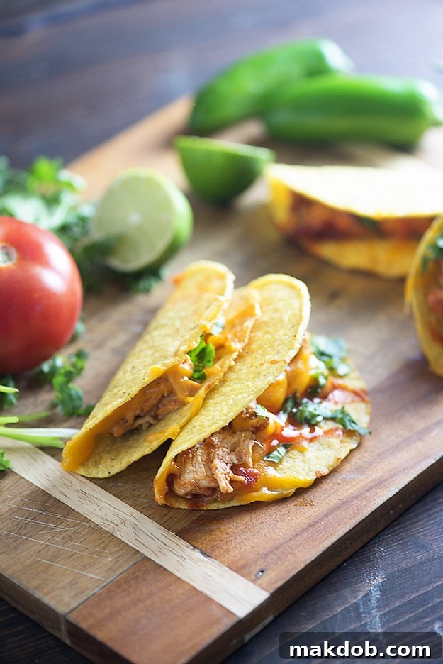Slow Cooker Chicken Tacos