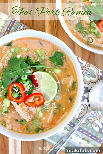 Simple Sunday Meals Week 66 9 Hearty Thai Pork Ramen - Perfect for a Cozy Weekend Meal