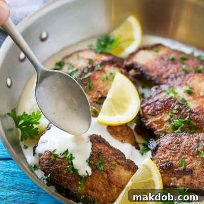 Pork Scallopini with Creamy Lemon Sauce