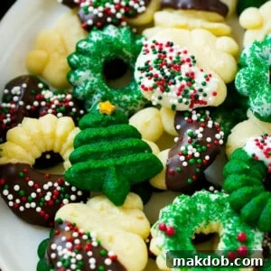 Cream Cheese Spritz Cookies