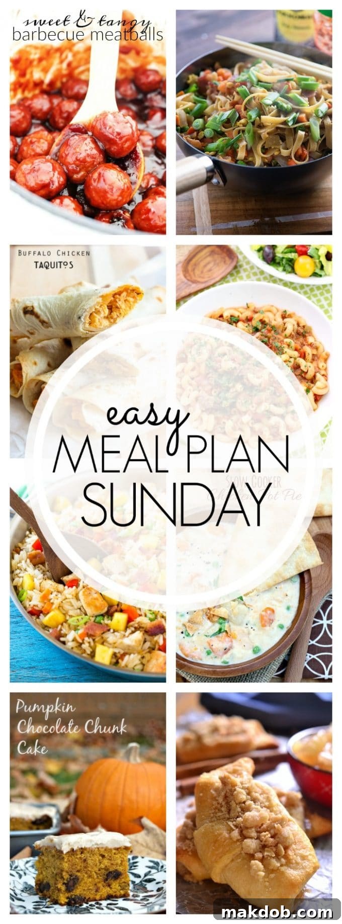 Easy Meal Plan Sunday - Week 73 Pinterest Graphic