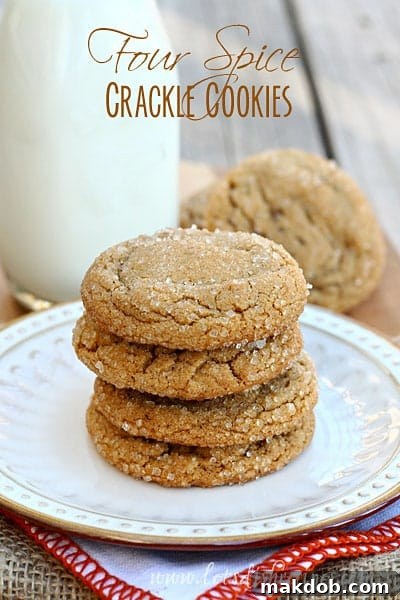 Sunday's Stress-Free Suppers Week 78 11 Four Spice Crackle Cookies