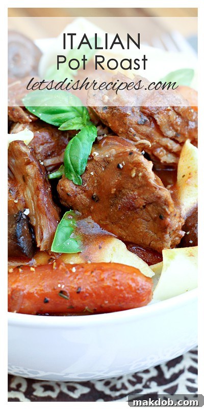 Slow Cooker Italian Pot Roast