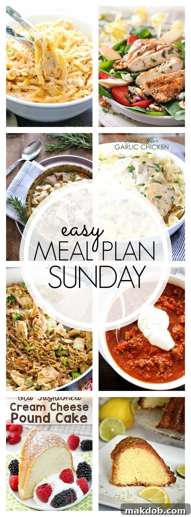Easy Meal Plan Sunday - Week 82