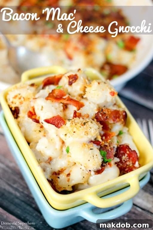 Bacon 'Mac' & Cheese Gnocchi recipe