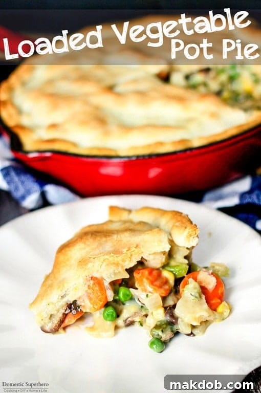 Quick 30 Minute Loaded Vegetable Pot Pie