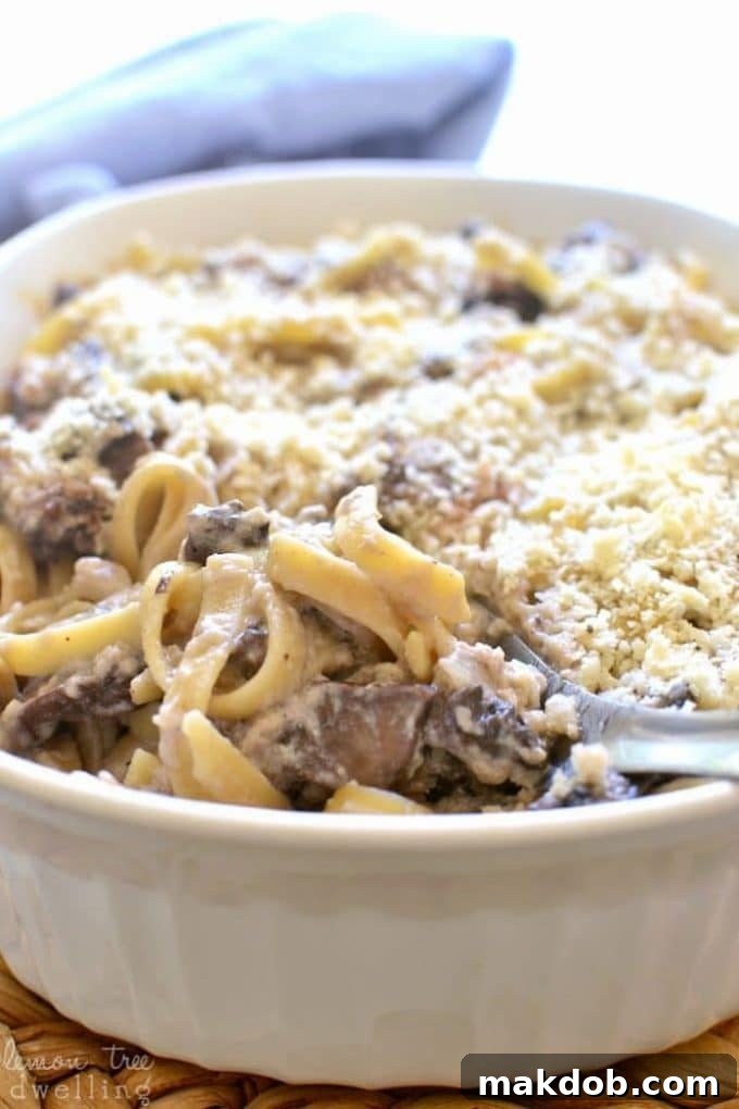 Baked Portobello Mushroom Alfredo: A rich and creamy vegetarian dinner for Sunday