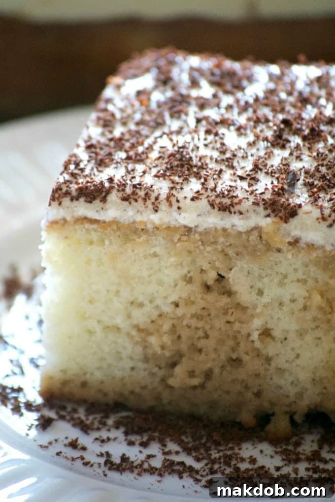 Easy Tiramisu Poke Cake: A sophisticated and simple coffee-infused dessert recipe