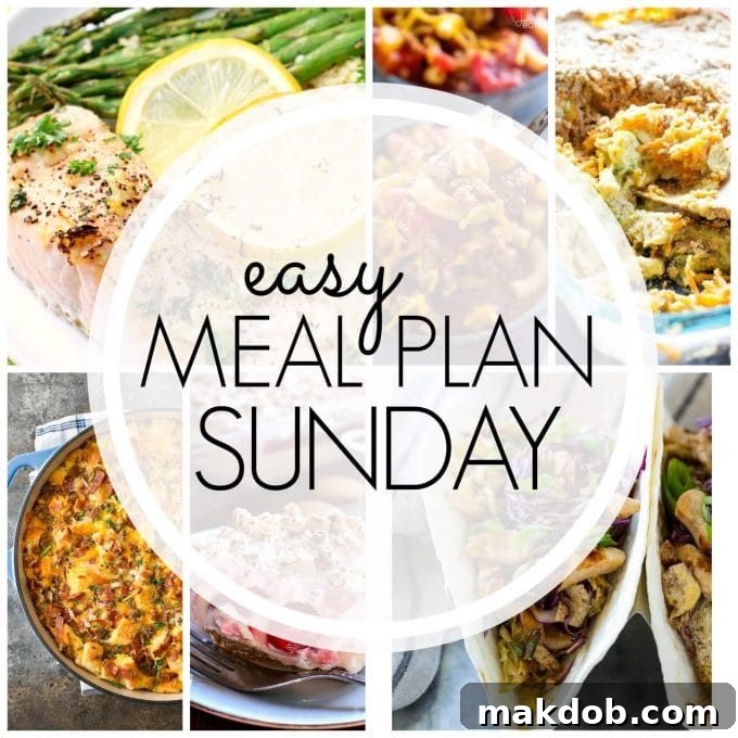 Effortless Week 85: Your Sunday Meal Solution 2 Easy Meal Plan Sunday - Week 85: Your Weekly Guide to Delicious, Stress-Free Meals