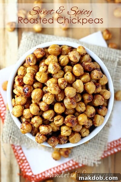 Effortless Week 85: Your Sunday Meal Solution 17 Healthy Sweet and Spicy Roasted Chickpeas, a perfect snack or side dish