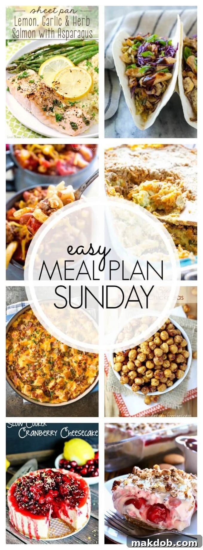 Effortless Week 85: Your Sunday Meal Solution 22 Easy Meal Plan Sunday - Week 85 Pin Image