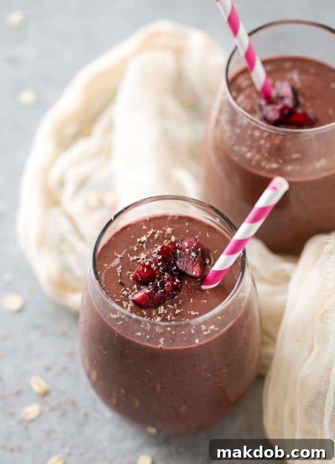 Easy Sunday Meal Plan - Week 86 17 Black Forest Smoothie - Healthy & Delicious Drink Idea