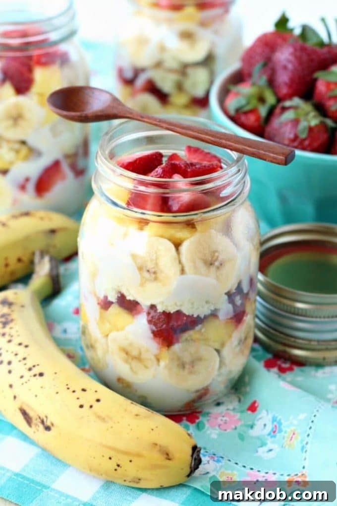 Easy Sunday Meal Plan - Week 86 20 Decadent Banana Split Trifles - Easy No-Bake Dessert Idea