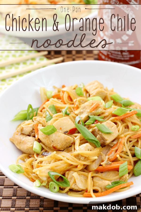 Simplify your Saturday with this incredible One Pan Chicken & Orange Chile Noodles recipe – minimal cleanup, maximum flavor!