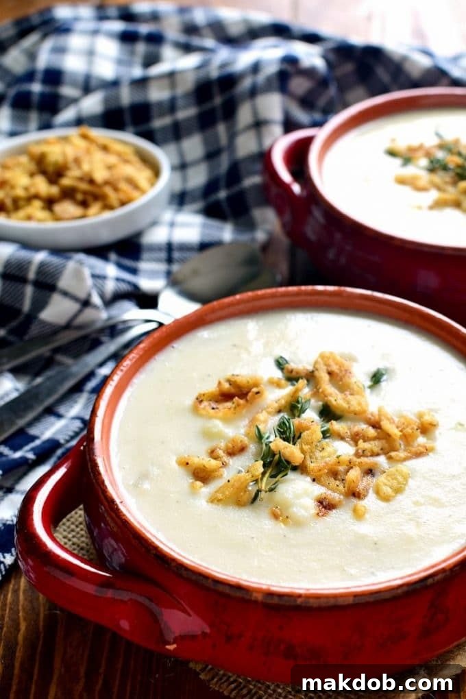 Comforting Cheesy Cauliflower Soup for Sunday Dinner