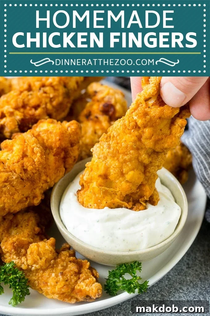 Golden Crispy Chicken Tenders 3 Homemade Chicken Fingers Recipe | Chicken Tenders | Fried Chicken #chicken #friedchicken #dinner #appetizer #dinneratthezoo