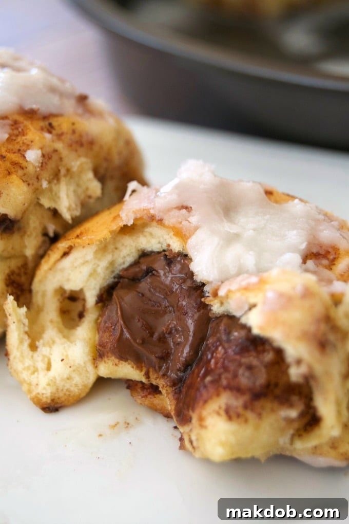 Effortless Sunday Meal Planning 14 Incredibly easy 2-Ingredient Nutella Cinnamon Rolls, a quick and delicious sweet treat perfect for a Saturday morning or afternoon indulgence.
