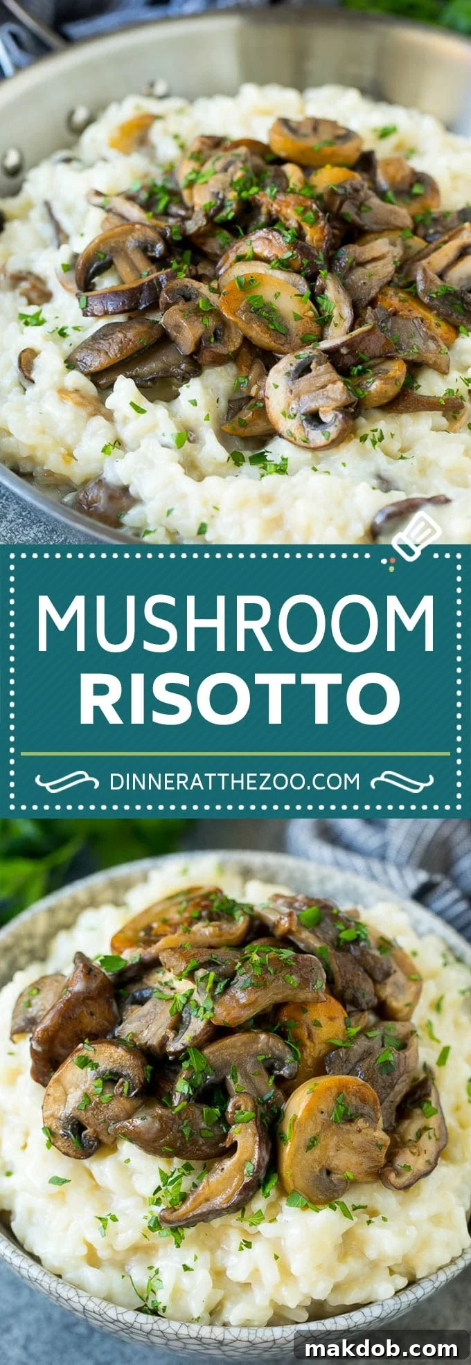 Forest Mushroom Creamed Rice 2 Mushroom Risotto Recipe | Mushroom Rice | Easy Risotto