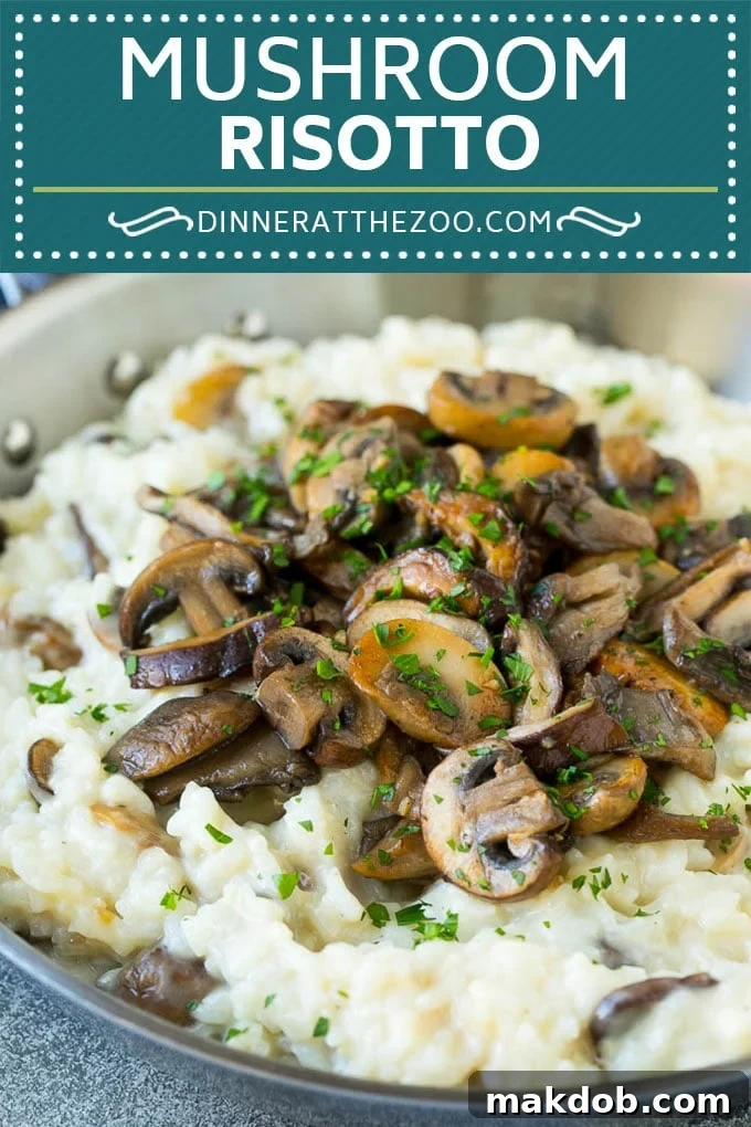 Mushroom Risotto Recipe | Mushroom Rice | Easy Risotto