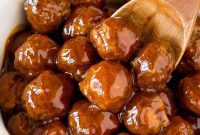 Slow-Cooker BBQ Meatball Magic